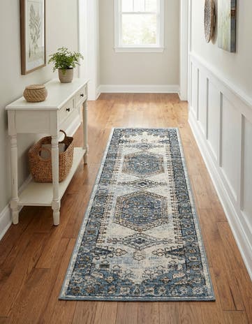 Blue Highbury Runner Rug