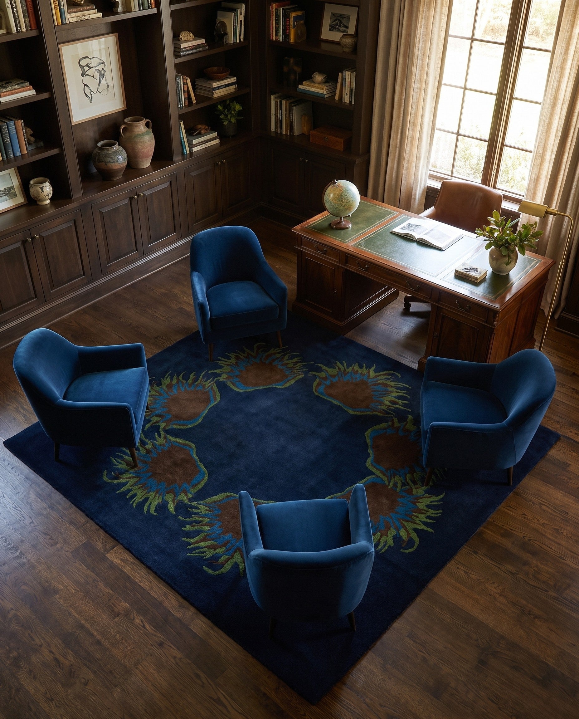 7' 6 x 7' 7 Luna Square Rug