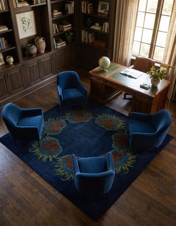7' 6 x 7' 7 Luna Square Rug