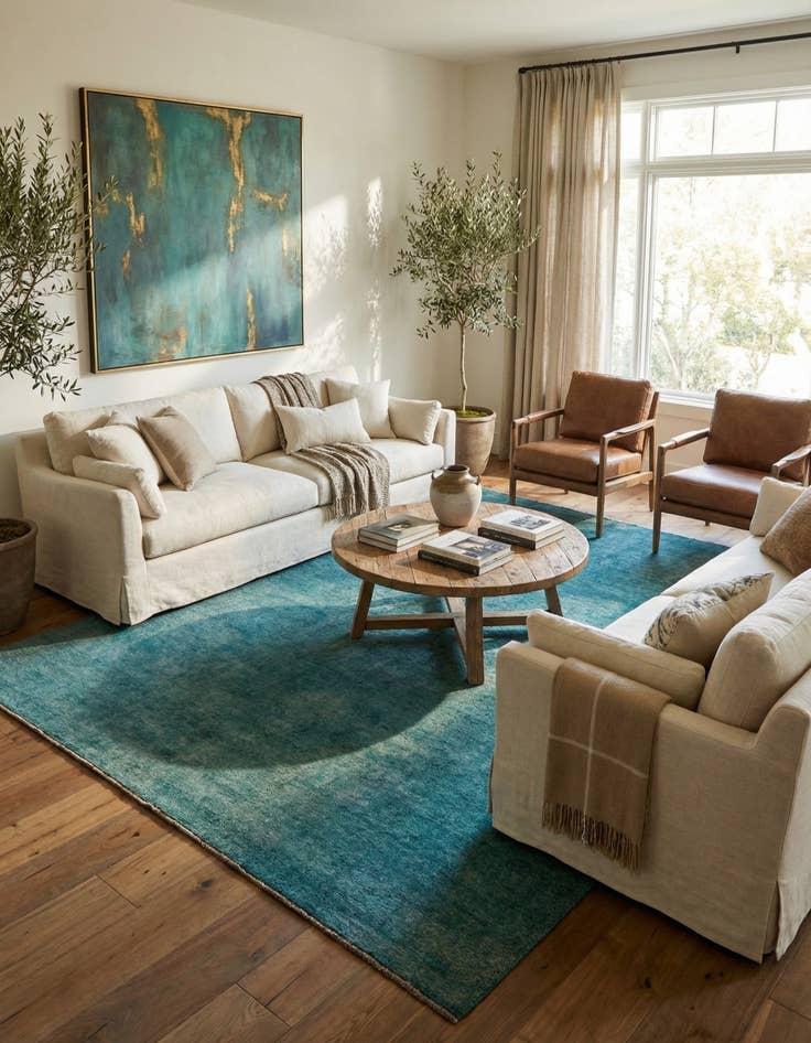 Detail image of 9' 6 x 12' 6  Hand Knotted Ultra Vintage Persian Wool Rug