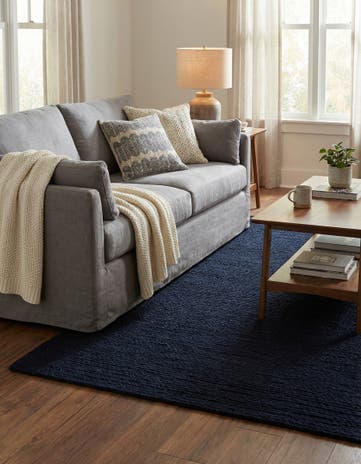 5' 1 x 8' Hand Woven Lana New Zealand Wool Rug