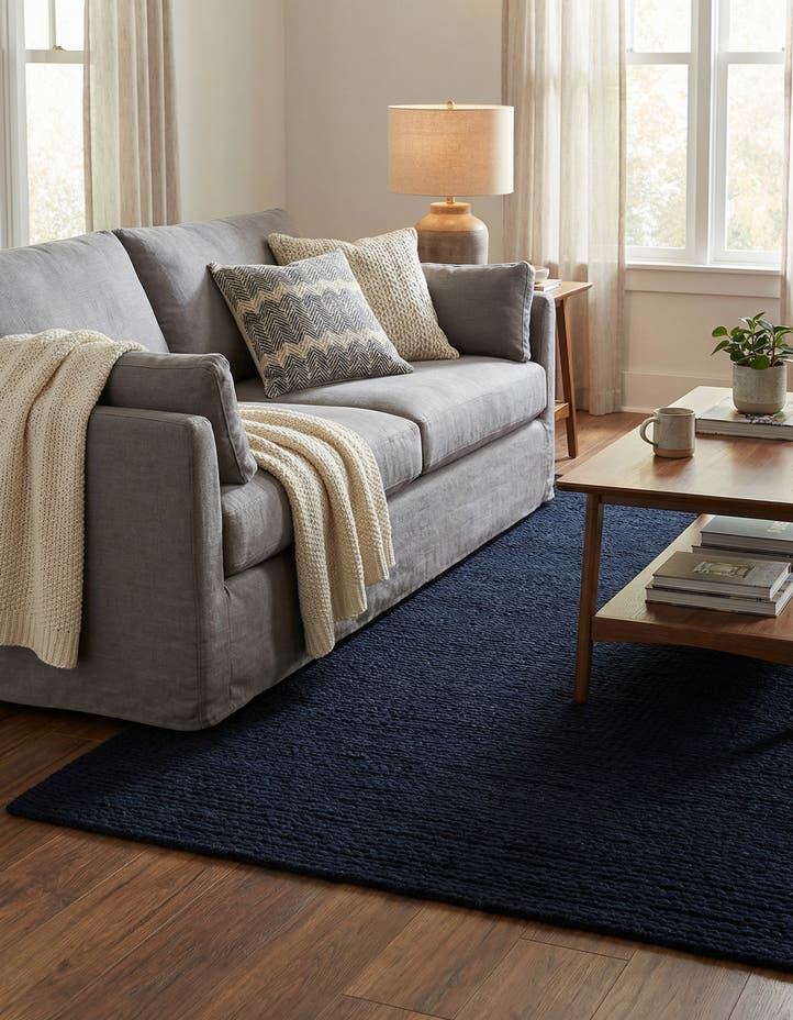 5' 1 x 8' Hand Woven Lana New Zealand Wool Rug
