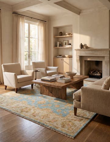 4' 11 x 6' 5 Kaizar Wool Rug