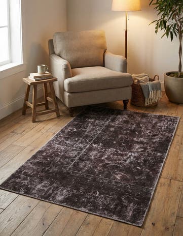 2' 10 x 4' 2 Hand Knotted Ultra Vintage Persian Wool Rug