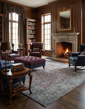9' 5 x 13' 4 Vintage Royal Wool Rug