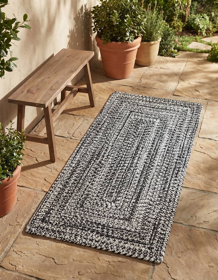 Detail image of 2' x 4' 1 Easy-Clean Eco Verse Washable Indoor / Outdoor Runner Rug