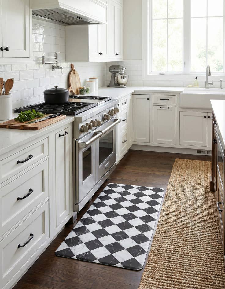 Detail image of 2' x 3' Checkered Anti-Fatigue Comfort Mat