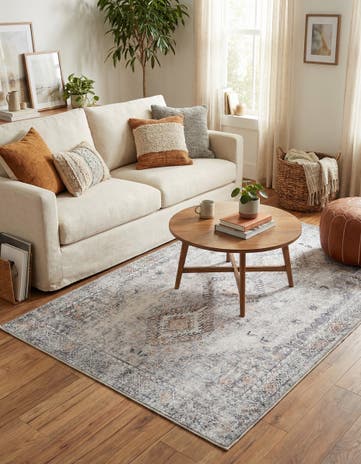 Ivory and Beige Yara Rug