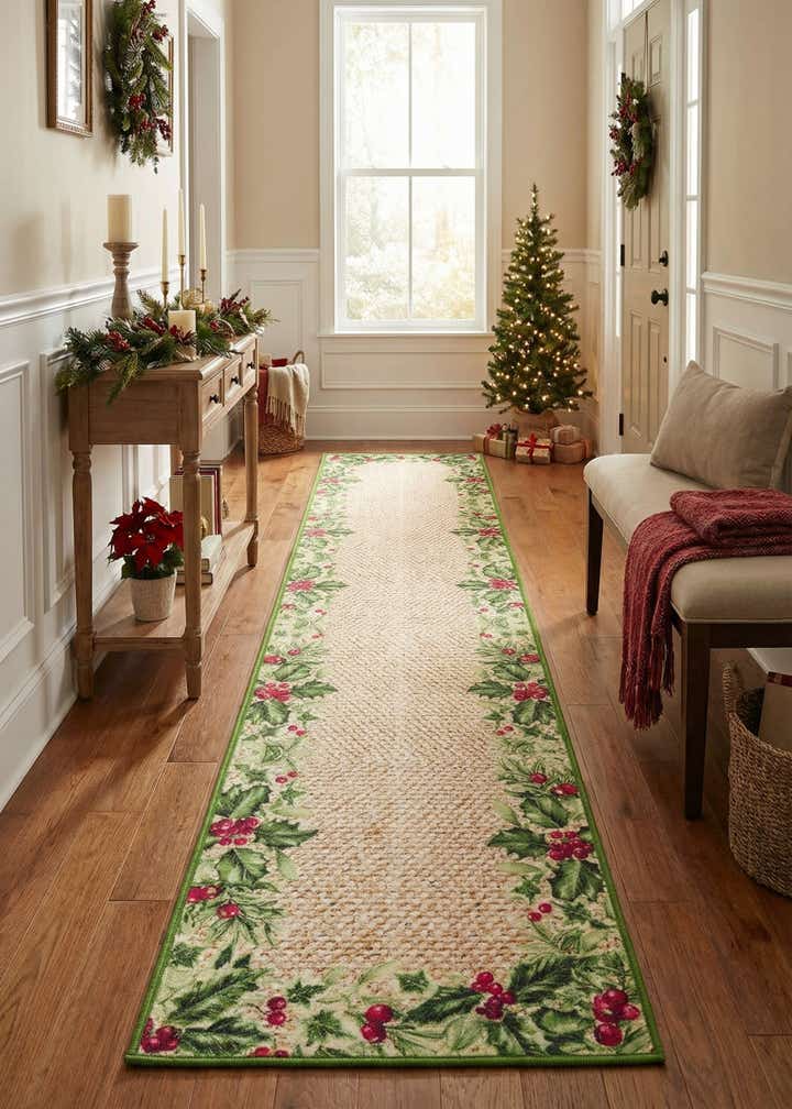 2' x 10' Easy-Clean Jill Zarin Caribbean Indoor / Outdoor Runner Rug
