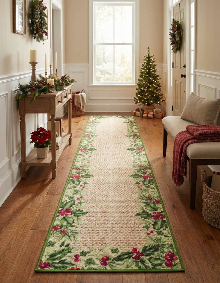 Detail image of 2' x 10' Easy-Clean Jill Zarin Caribbean Indoor / Outdoor Runner Rug