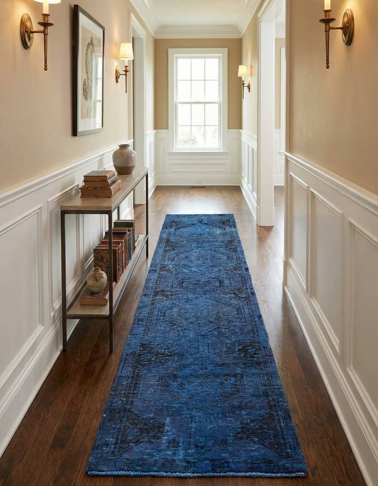 Detail image of 2' 6 x 11' Hand Knotted Ultra Vintage Persian Wool Runner Rug