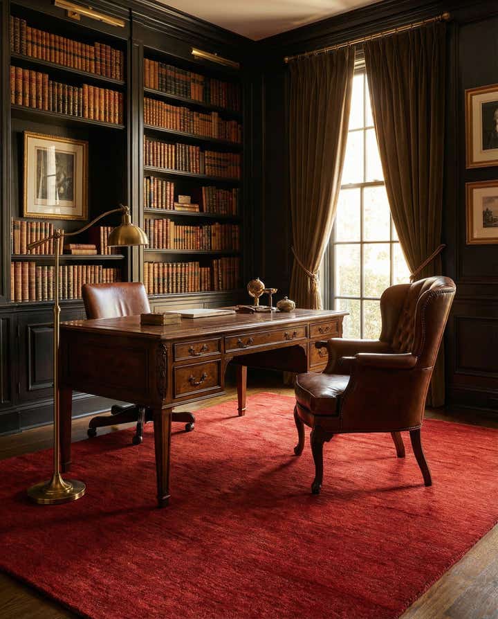 6' 7 x 9' 10 Hand Knotted Indo Gabbeh Wool Rug