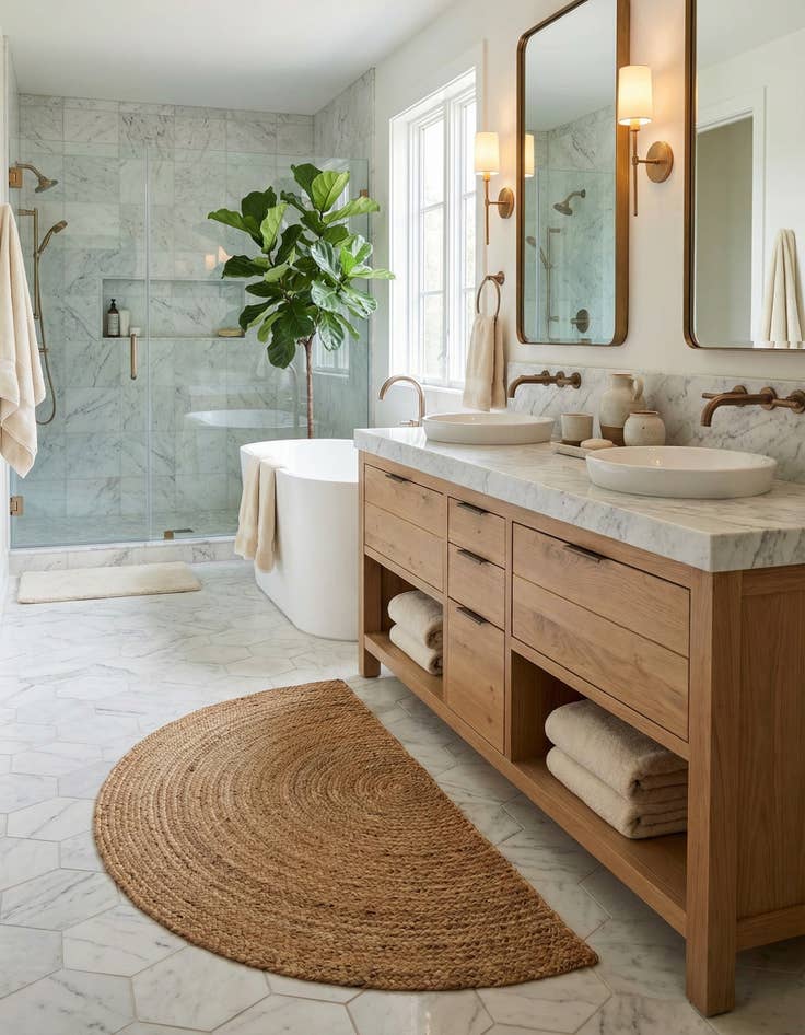 Detail image of  3' 1 x 6' 1  Hand Braided Jute Hearth Rug