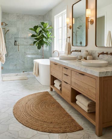  3' 1 x 6' 1  Hand Braided Jute Hearth Rug