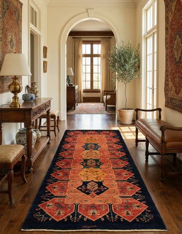 2' 11 x 6' 9 Kashkuli Runner Rug