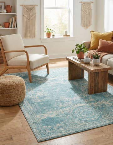 Aqua Dover Rug