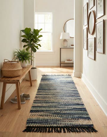 2' x 8' Hand Woven Chunky Jute Runner Rug