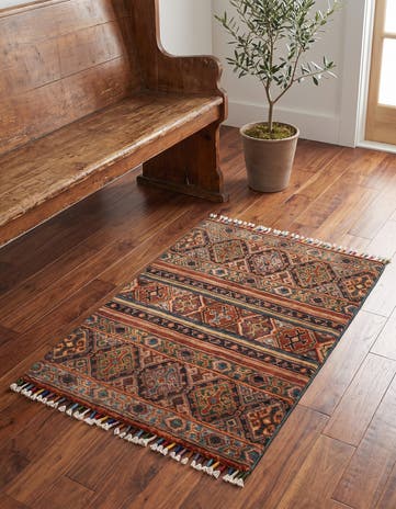 2' x 2' 11 Hand Knotted Ariana Ziegler Rug