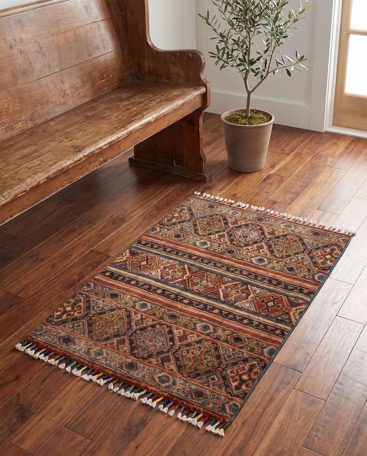 60cm x 90cm Hand Knotted Ariana Ziegler Rug