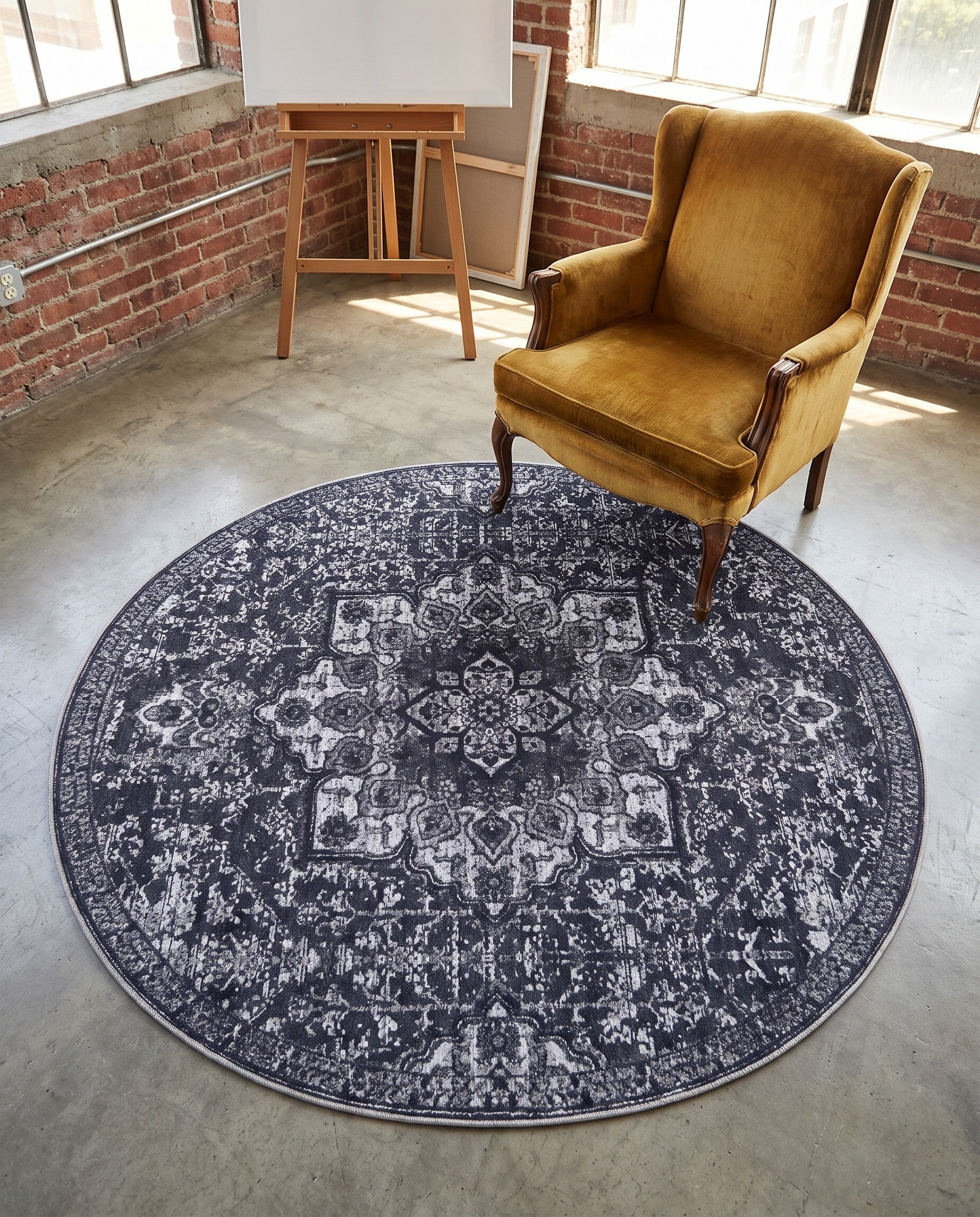 155cm x 155cm Renaissance Round Rug