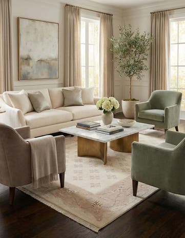 8' 4 x 11' 4 Hand Knotted Darya Rug