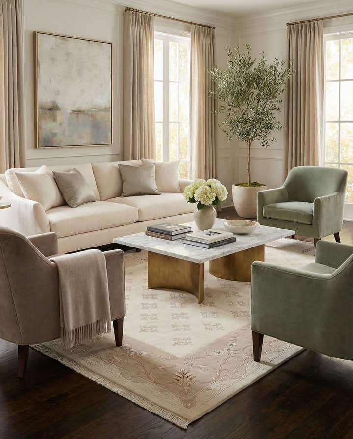 8' 4 x 11' 4 Hand Knotted Darya Rug