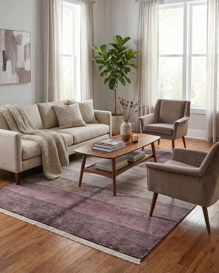 4' 10 x 6' 9 Hand Knotted Darya Wool Rug