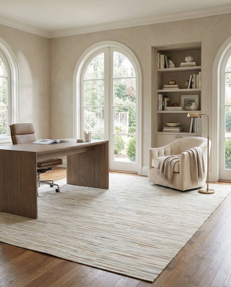 Detail image of 8' 2 x 10' 1 Cowhide - Patchwork Rug