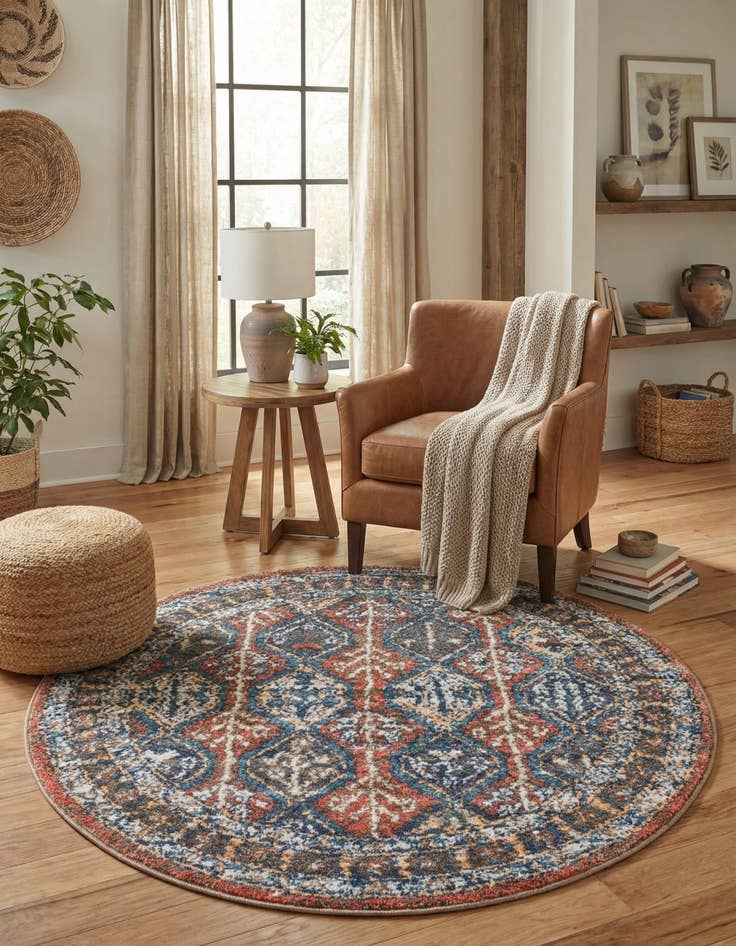 Detail image of 3' 3 x 3' 3 Aramis Round Rug