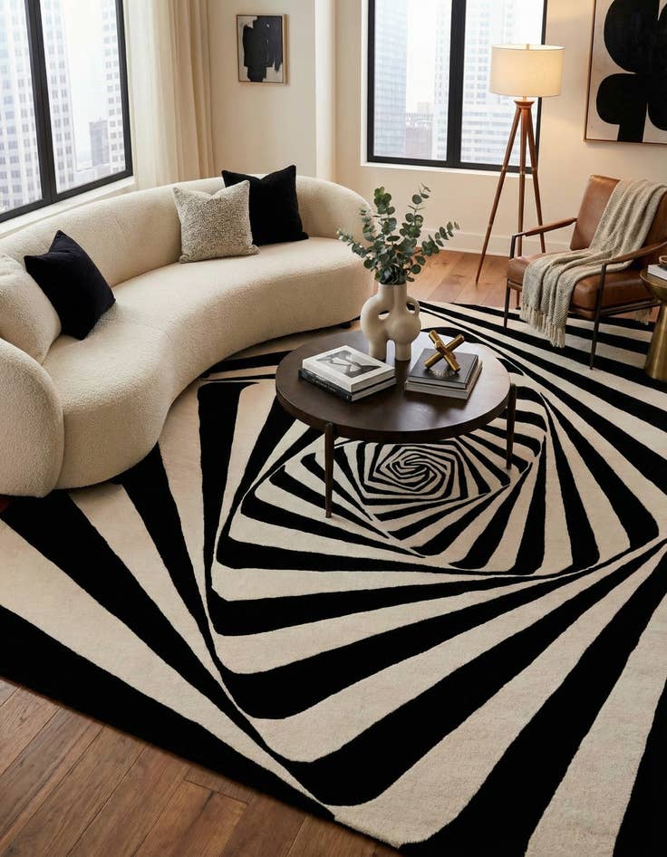 Detail image of 9' x 12' Vortex Wool Rug