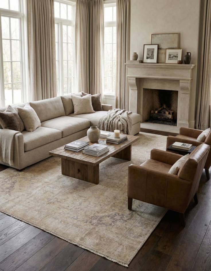 Detail image of 9' 4 x 12' 5  Hand Knotted Ultra Vintage Persian Wool Rug