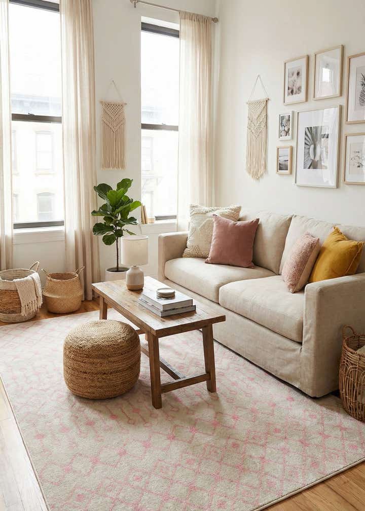 5' 3 x 8' Moroccan Trellis Rug