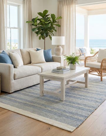 6' 1 x 9' Hand Woven Lariat Rug