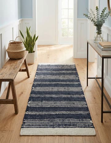 2' x 5' 1 Hand Woven Lariat Runner Rug