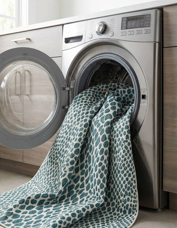 Detail image of 7' 10 x 7' 10  Washable Jill Zarin Cape Town Indoor / Outdoor Square Rug