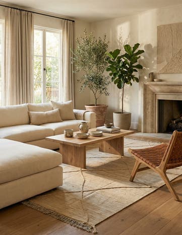 6' 7 x 9' 9 Hand Knotted Moroccan Wool Rug
