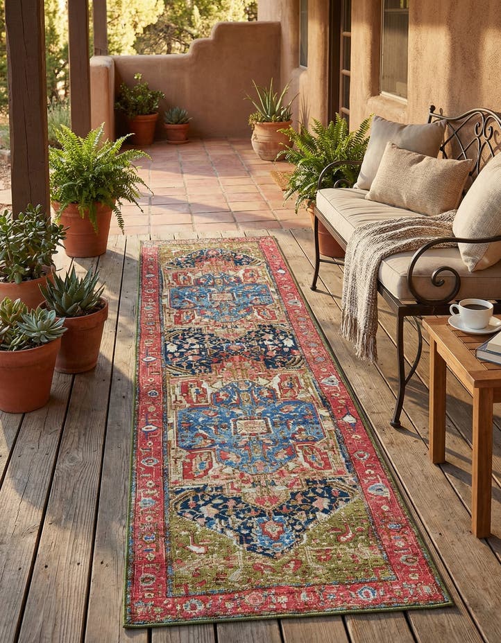 2' 7 x 10' Easy-Clean Traditional Indoor / Ou...
