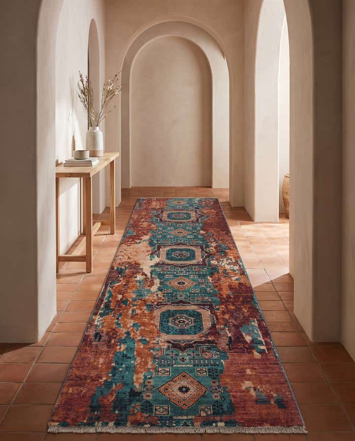 85cm x 305cm anudado a mano Mamluk Ziegler Alfombra Pasillera