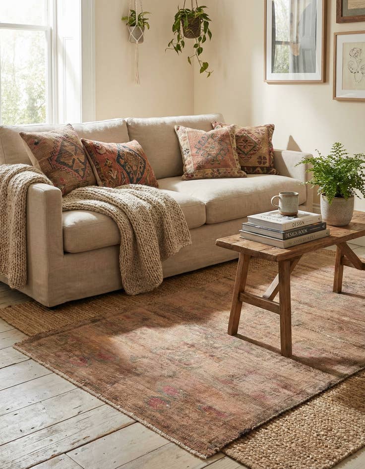 Detail image of  3' x 6' 8  Hand Knotted Ultra Vintage Persian Wool Runner Rug