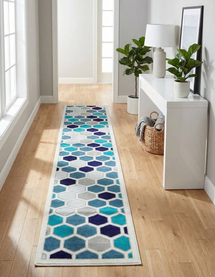 Detail image of 2' x 13' Metropolis Runner Rug