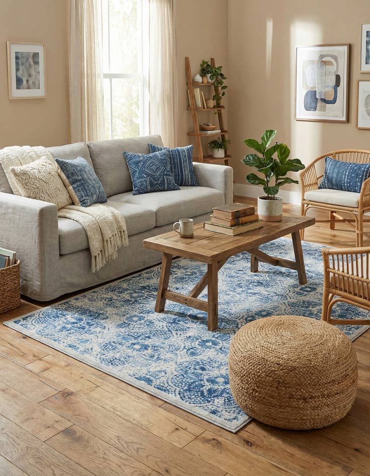 Detail image of  4' x 6' Modern Classical Rug