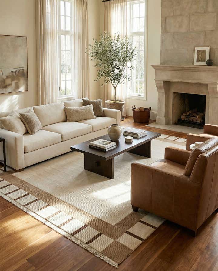 7' 11 x 9' 10 Hand Knotted Darya Wool Rug