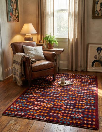 3' 10 x 5' 10 Hand Knotted Balouch Wool Rug