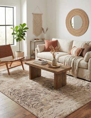 Brown Oasis Rug