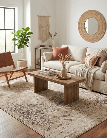 Brown Oasis Rug