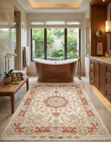 5' 1 x 7' 2 Tabriz Rug