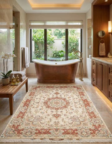 5' 1 x 7' 2 Tabriz Rug