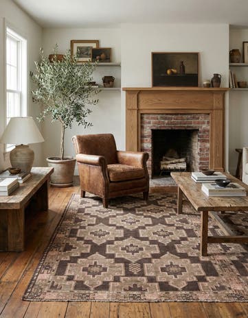 3' 6 x 6' 4 Hand Knotted Ultra Vintage Persian Wool Rug