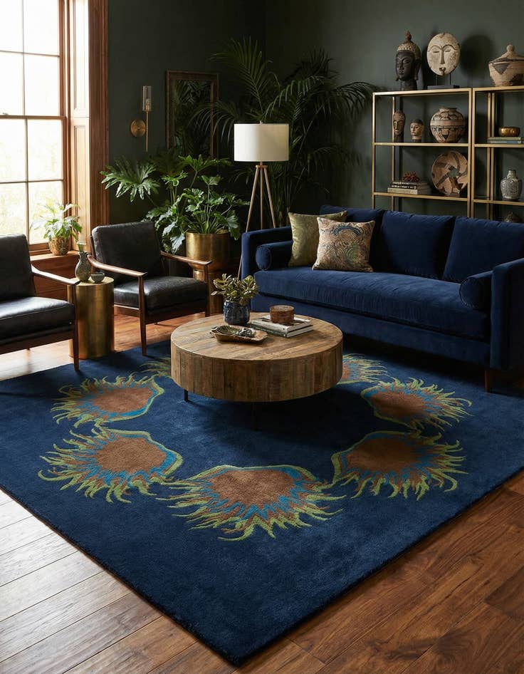 Detail image of 7' 6 x 7' 7 Luna Square Rug