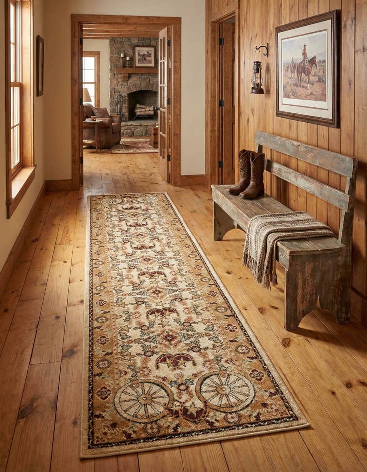 Detail image of  3' x 12' Pioneer Runner Rug